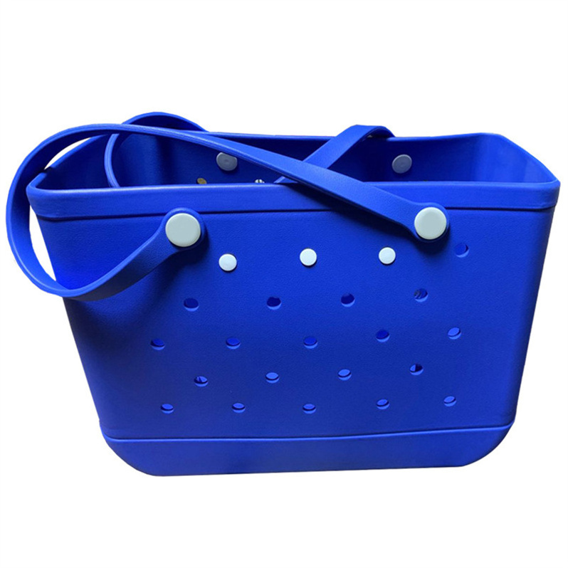 2023 New Fashion Wholesale Large EVA Waterproof Hand bag Bogg Bag Silicone Beach Hand bags