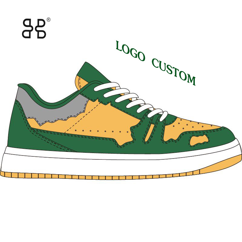 Original Customize Logo Men Blank Skateboard Shoe Manufacturer Sb leather Low Casual Basketball Custom Shoes Sneakers