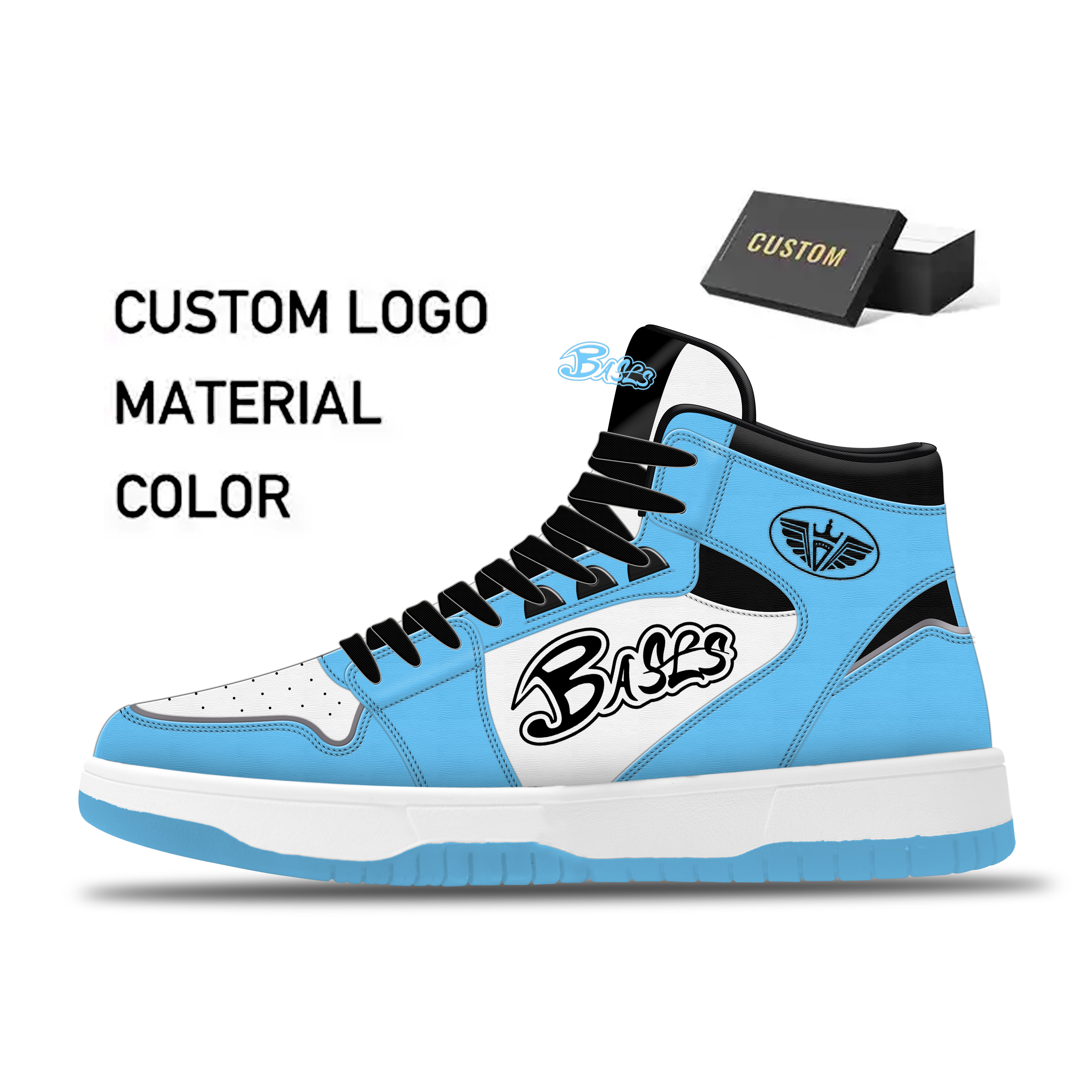 Jiaxin Original Customized Logo Men's Skateboard Manufacturer Basketball Custom Low Cut High Top Casual Leather Sneakers Shoes