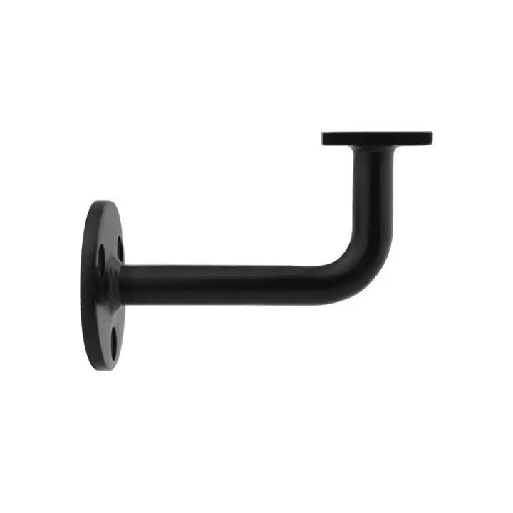 TJ-60 Stainless Steel Hardware 304 316 Railing Stair Balustrade Fittings Wall To Tube 90 Degree Round Handrail Bracket