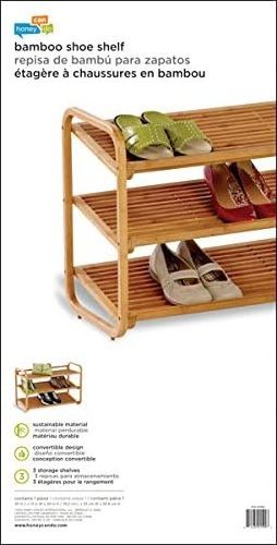 4 Tier 100% Solid Wooden Shoe Rack,Bamboo Shoe Rack With Handle for Outdoor