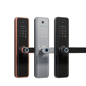 Smartlife 2023 New Design Smart Home Safety Cat Eyes Camera View Tuya Fingerprint Digital Door Lock