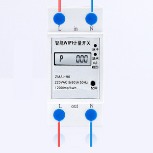 Tuya Smart Wifi Power Meter Single Phase Digital Watt Meter/Prepaid Energy Meter