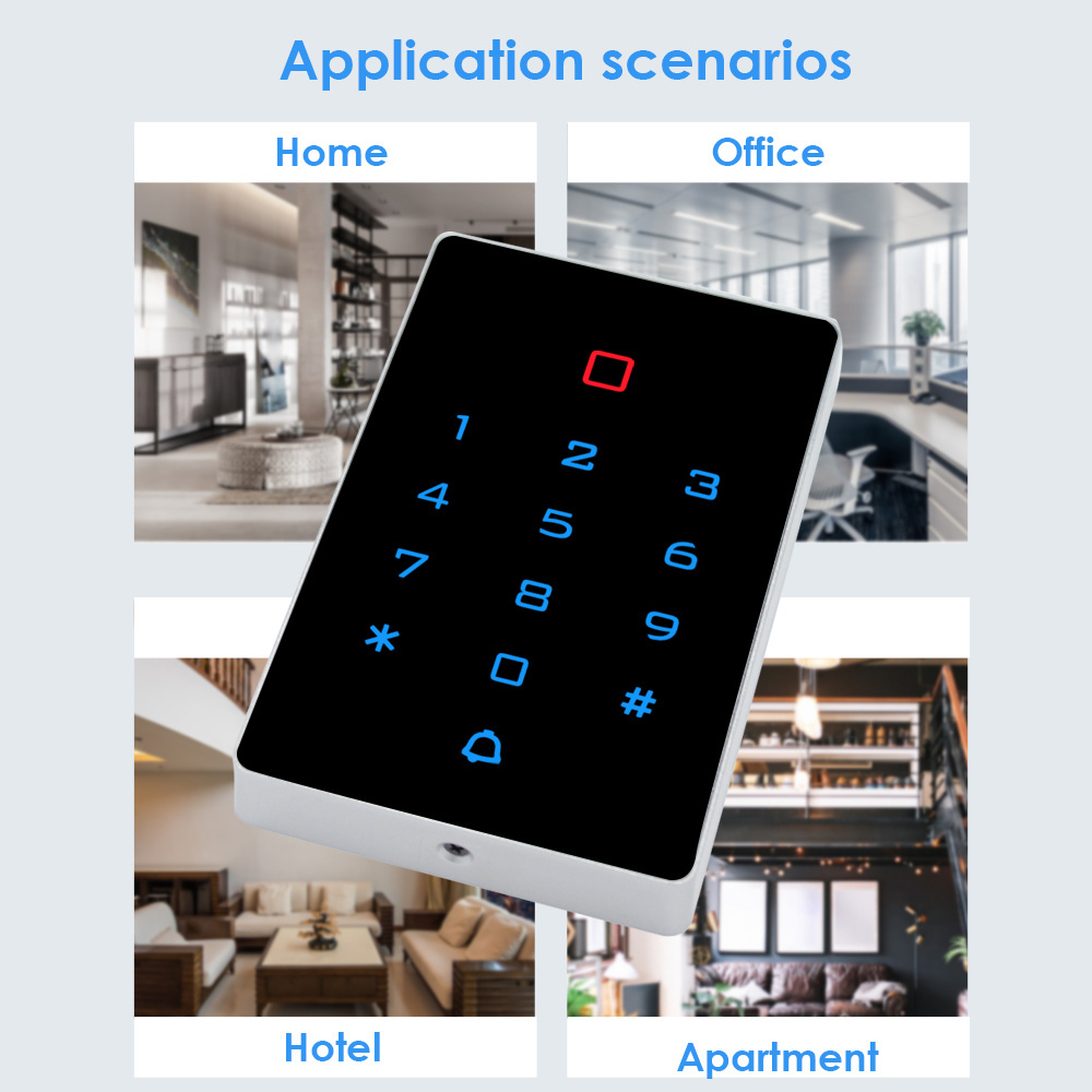 Tuya WIFI Smart Door Lock Biometric Door Access Control Keypad RFID Card Door Entry Access System & Products