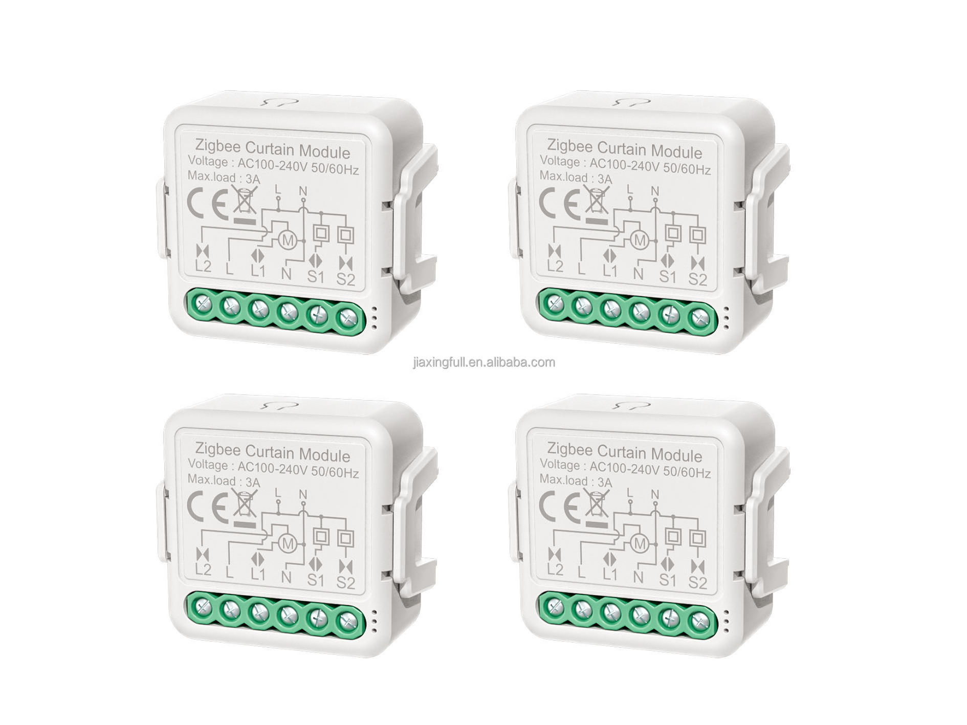 Curtain Switch Tuya Wifi ZigBee 3.0 Blinds Roll Shutter  Relay Module Need Work With Tuya ZigBee Hub  Persiana Inteligente