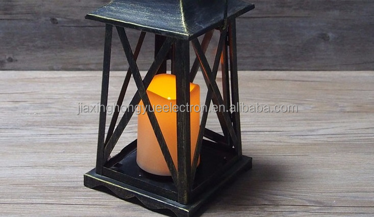 LED CANDLE LANTERN WITH FLAME LIGHT