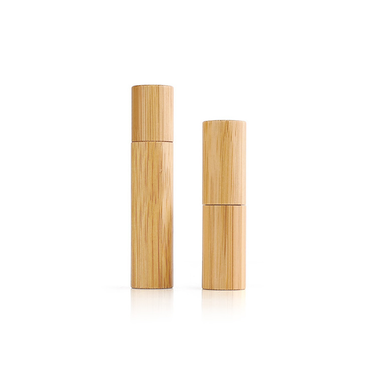 5 10ml perfume empty essential oill roll on bottle refillable deodorant eye bamboo roller bottle