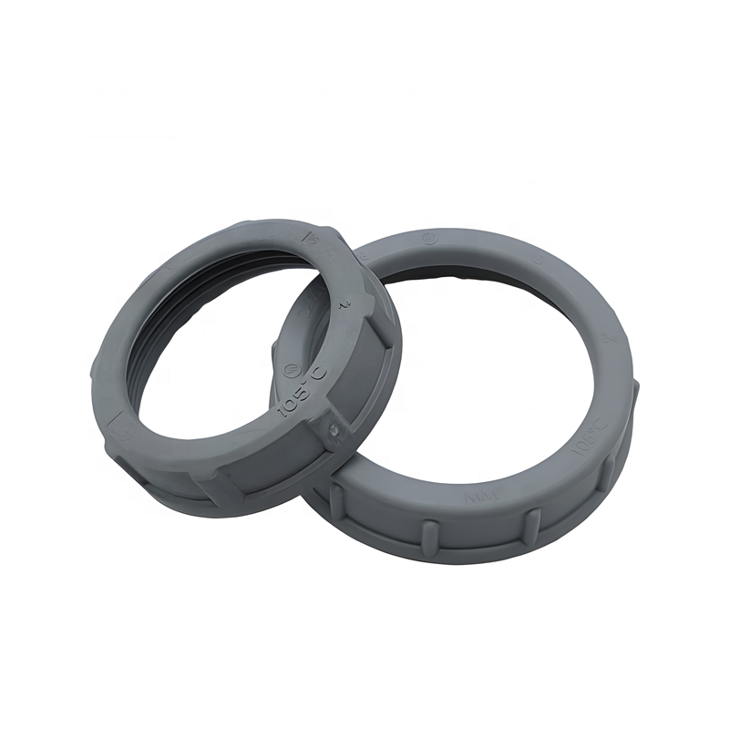 Plastic Rigid Insulating Bushings Thermoplastic  Insulated Conduit Fittings PVC Threaded End Cap