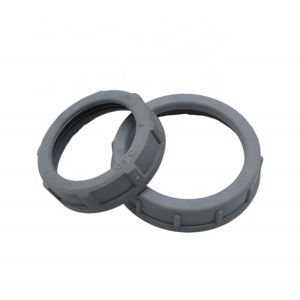 Plastic Rigid Insulating Bushings Thermoplastic  Insulated Conduit Fittings PVC Threaded End Cap