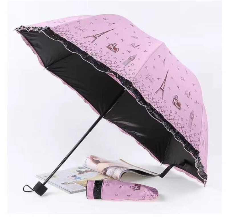 Hot selling rain Gear candy color Korean princess skirt umbrella