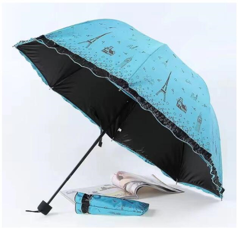 Hot selling rain Gear candy color Korean princess skirt umbrella