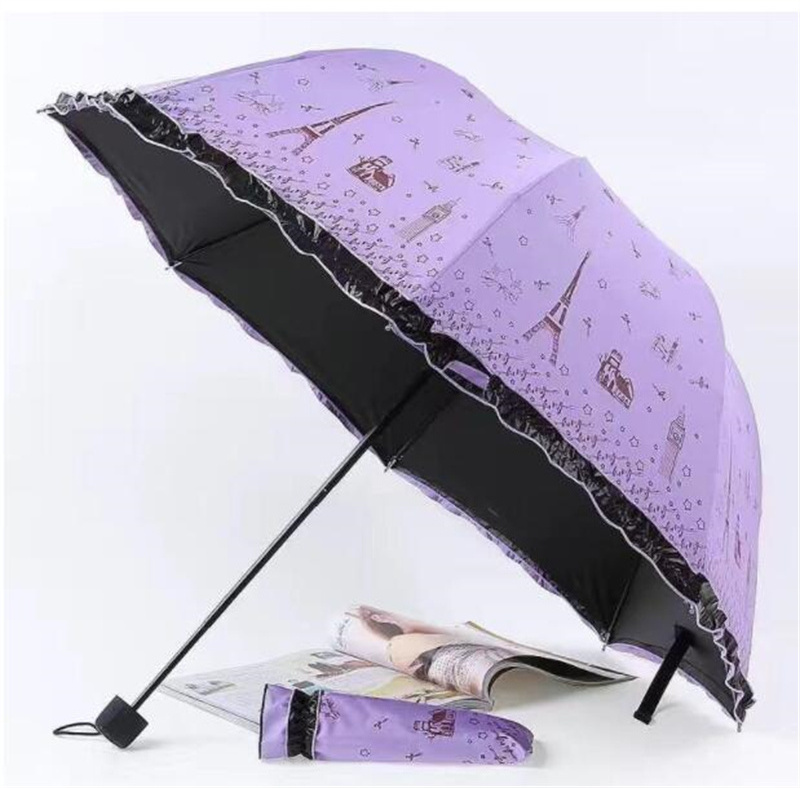 Hot selling rain Gear candy color Korean princess skirt umbrella