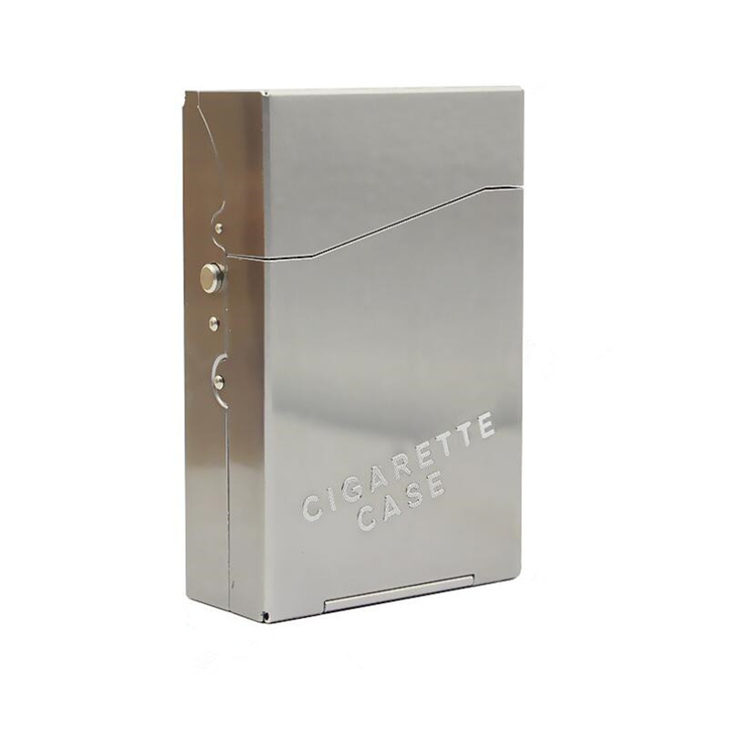 Hot selling Customized 20 full pack men's aluminum Cigarette Cases