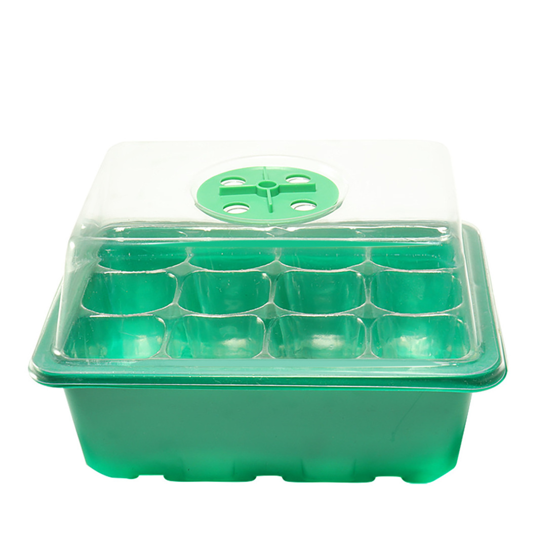 Wholesale 12 Holes Germination Starter Seedling Tray plastic Nursery Trays & Lids