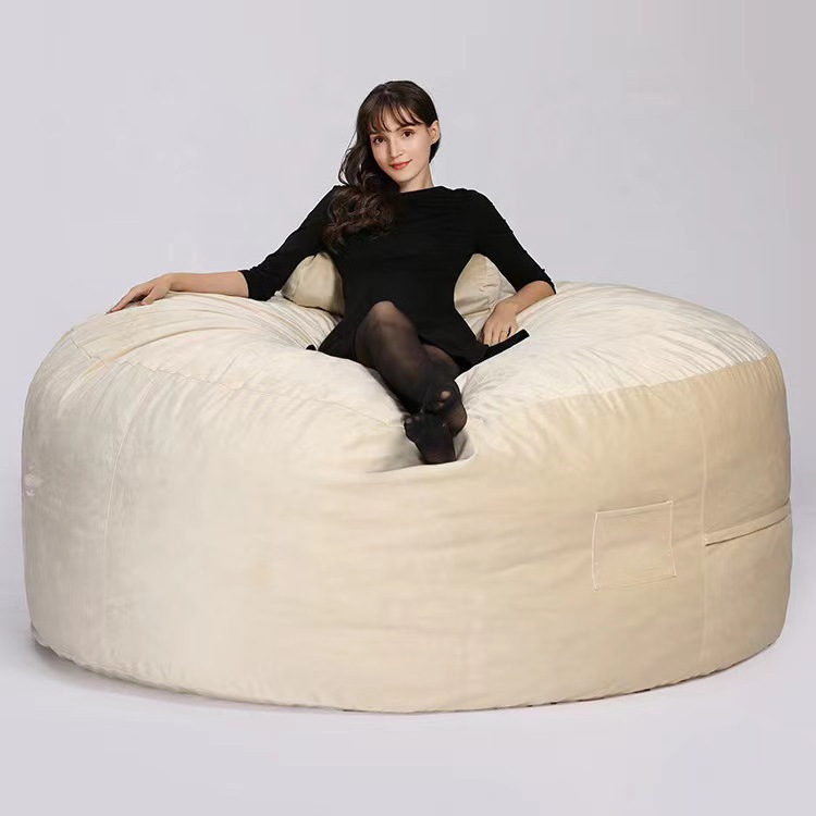 Bed Room Cheap Warm Sleeping Enjoy Puff Chair Giant Bean Bag Moderno Large Stuffing Filled Bean Bag Sofas With Filler