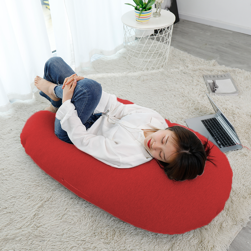 Skin-Friendly Spandex Cloud Pod Bean Bag Comfy Home Furniture Cloud Pod Lounger Zero-Gravity Cloud Sofa Bed Bean Bag Pouf