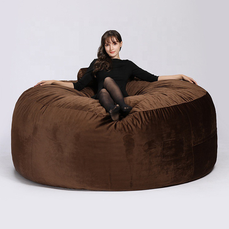 Bed Room Cheap Warm Sleeping Enjoy Puff Chair Giant Bean Bag Moderno Large Stuffing Filled Bean Bag Sofas With Filler