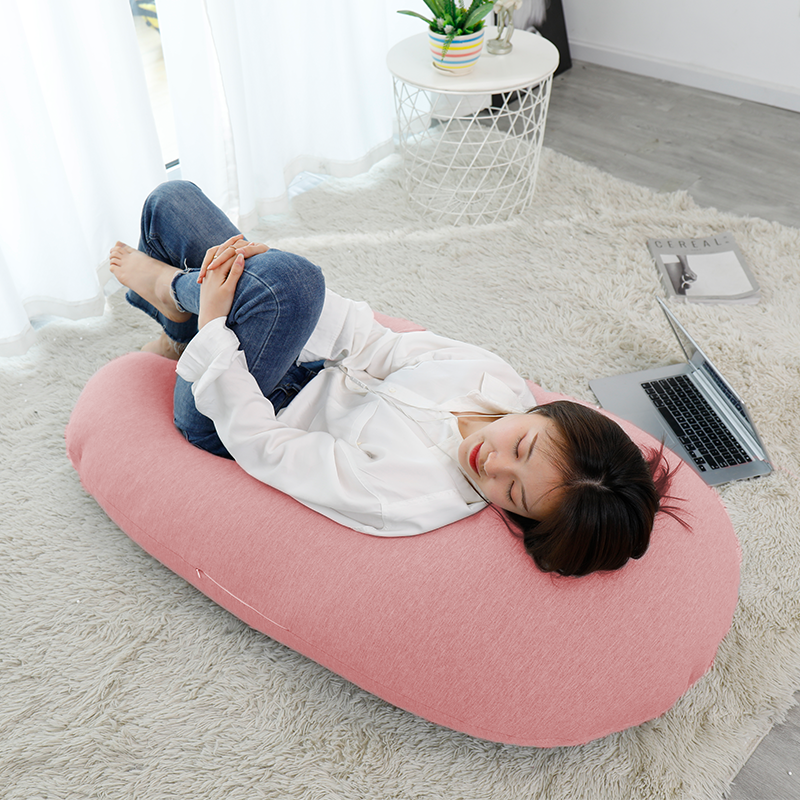 Skin-Friendly Spandex Cloud Pod Bean Bag Comfy Home Furniture Cloud Pod Lounger Zero-Gravity Cloud Sofa Bed Bean Bag Pouf