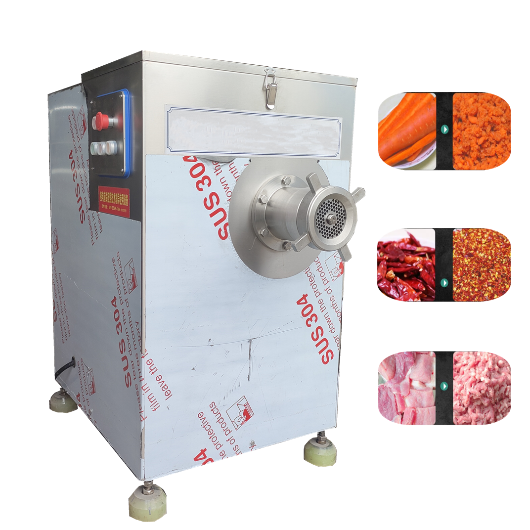 304 Stainless Steel Meat Grinder Industrial / Electric Meat Grinder Professional Manufacture Frozen Meat Grinder