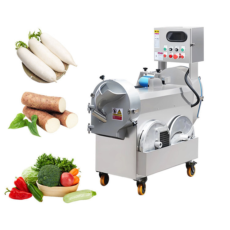 Multifunctional Vegetable Cutting Machine Cucumber Fruit Slicing Machine Bell Pepper Cube Cutting Machine