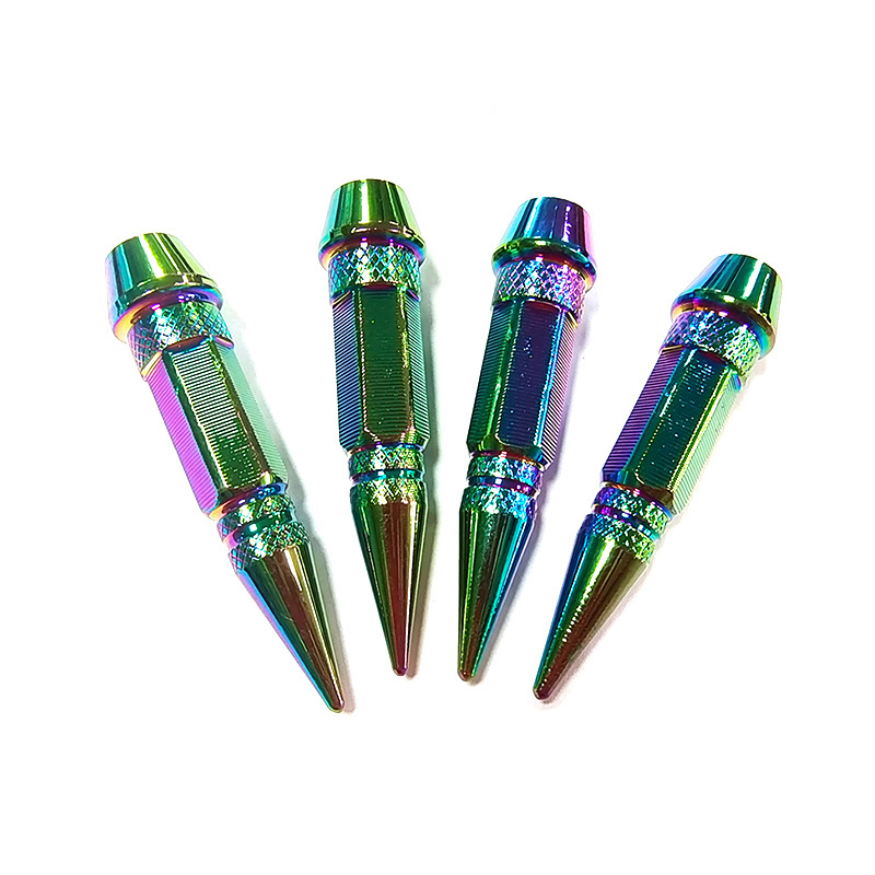 65mm Bullet Valve-Caps 4pcs/set Aluminum 8V1 Tire Stem Vehicle Tyre Covers Universal For Cars Bicycle Motor Wholesales