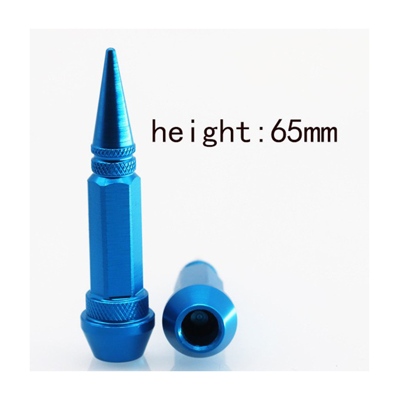 65mm Bullet Valve-Caps 4pcs/set Aluminum 8V1 Tire Stem Vehicle Tyre Covers Universal For Cars Bicycle Motor Wholesales