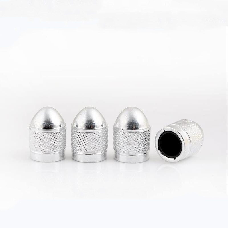 Car Tire Valve Stems Cap Bullet Style Tire Valve Cap 4 Pcs/Set Aluminum Wheel Stem Air Valve 8V1 Dustproof Caps