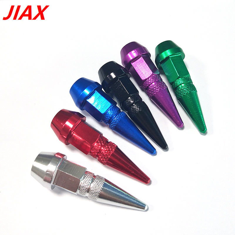 45mm Bullet Valve-caps 4pcs/set Aluminum 8V1 Tire Stem Covers Opp Bag Universal Car Accessories Universal Wing Light for Car