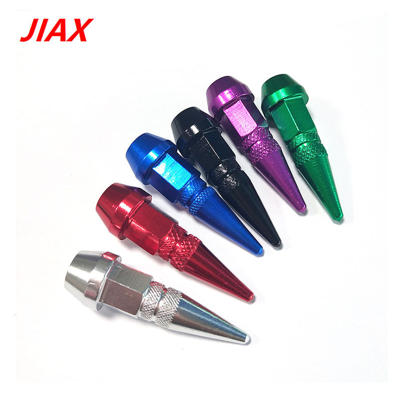 45mm Bullet Valve-caps 4pcs/set Aluminum 8V1 Tire Stem Covers Opp Bag Universal Car Accessories Universal Wing Light for Car