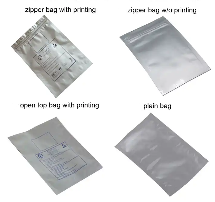 Wholesale Electronics Printing Packing Plastic Shielding Waterproof Packaging Bag Aluminum Foil Zip Lock Sealed Package