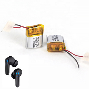 KC UL 501012 3.7v 40mah rechargeable mini lithium polymer battery with best factory price for low noise tws earbuds