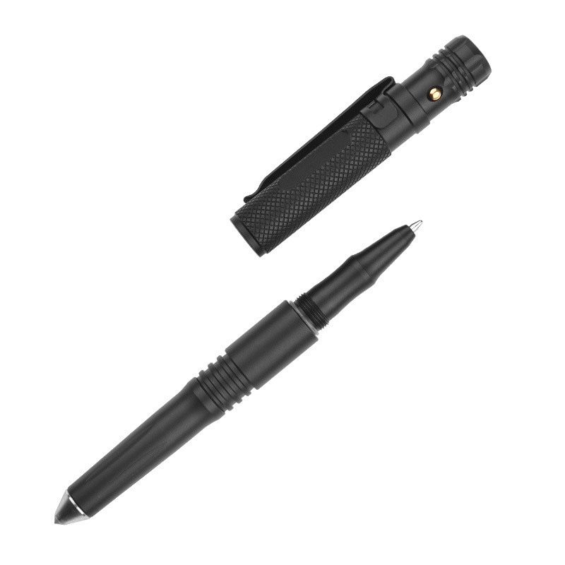 Factory Supplies Camping Equipment Multi-functions Metal Pens Multifunctional Tactical Pen with Flashlight