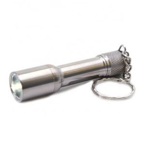 Portable Flashlight Outdoor Camping Emergency Keychain Titanium Torch Light Flashlight with Battery