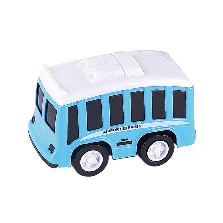 Mini cartoon pull back die cast metal toy vehicle alloy car toys educational metal car gift toys for children