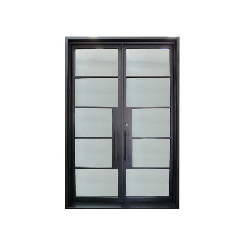 wrought iron french doors iron front door design