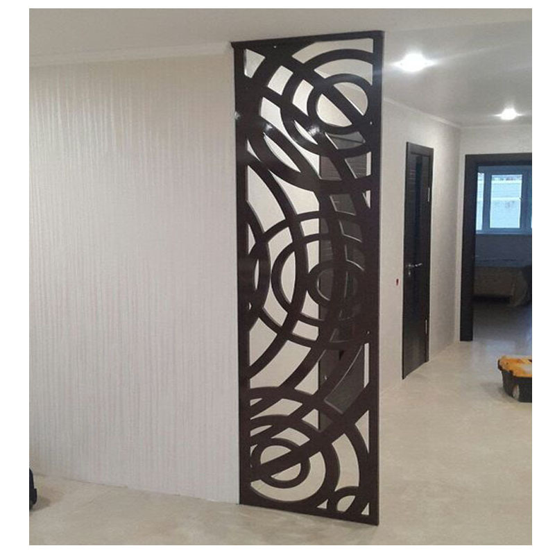 Modern  Wrought iron metal indoor panel room dividers privacy partition screen