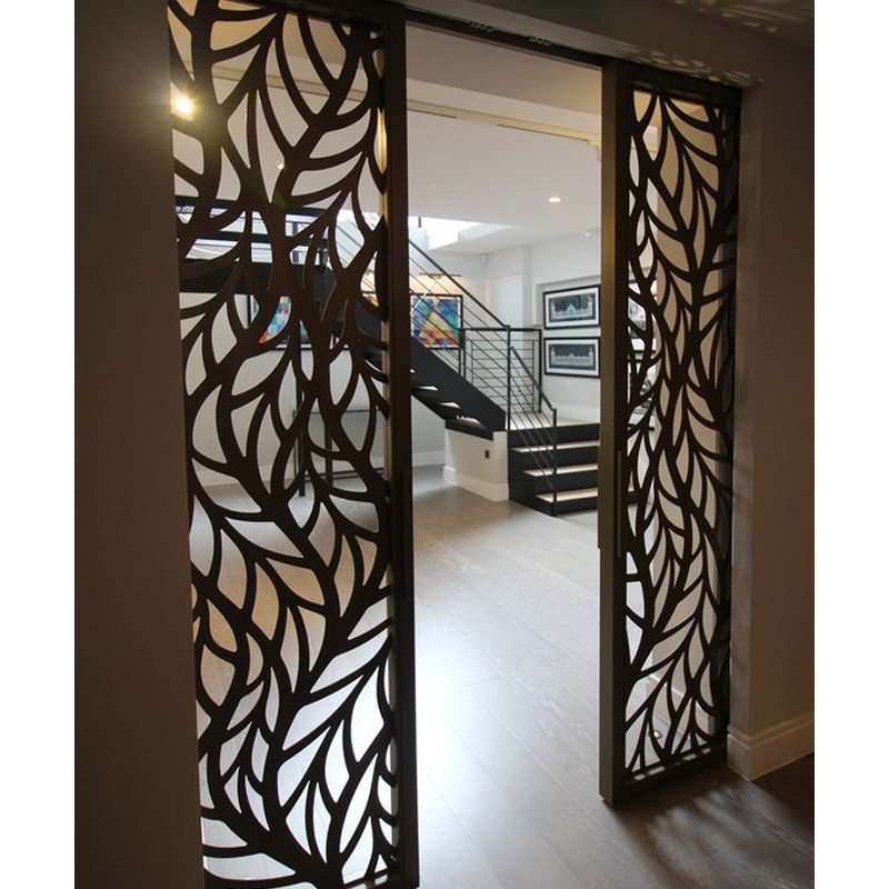 Modern  Wrought iron metal indoor panel room dividers privacy partition screen