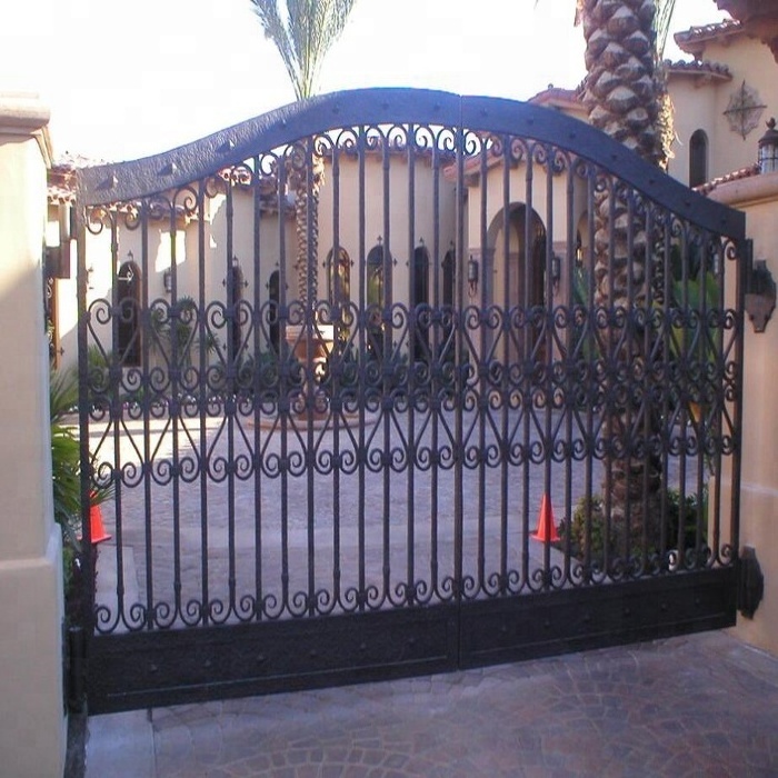 New design iron gate /wrought iorn garden gate driveway gate