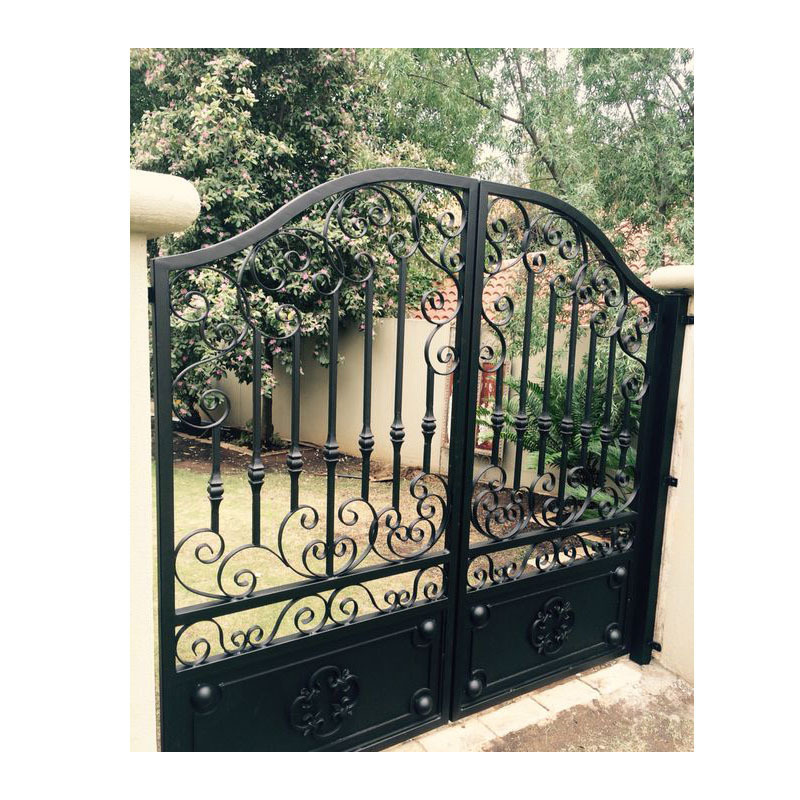 Custom Wrought Iron Entrance Gates/Simple Wrought Iron Gate Designs