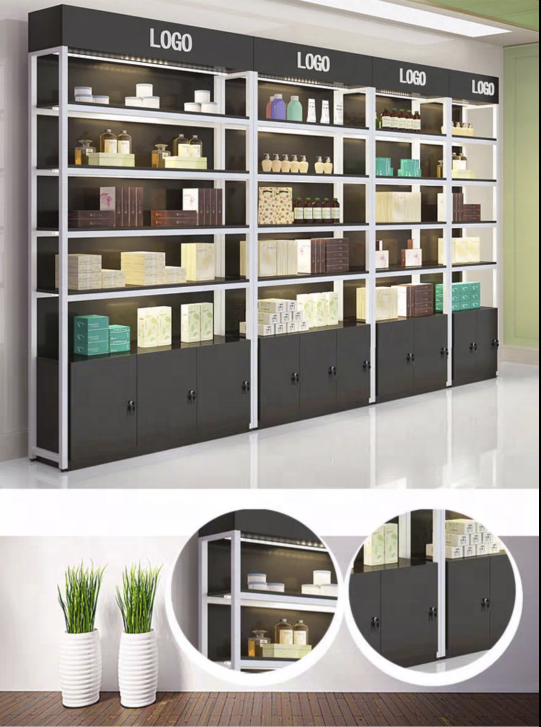 Innovative Product Ideas Tile Rack 2019 Retail Supermarket Store Display Wood Wall Hanging Shelf