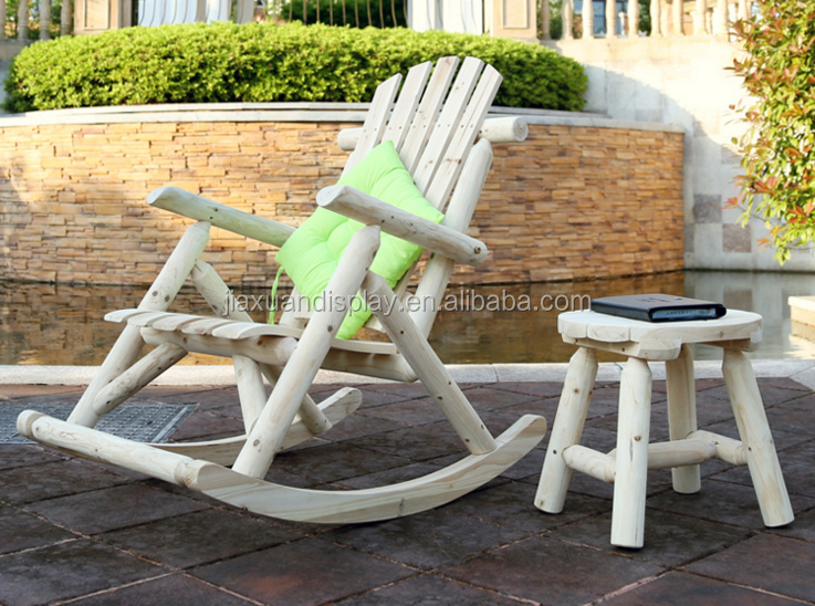 hot sale wood Rocking chair balcony chair for rural elderly