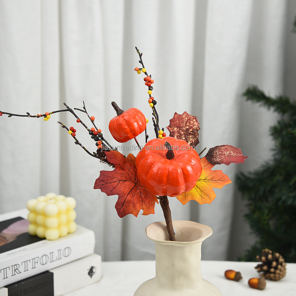 wholesale Halloween decorations Artificial pumpkin party decorations Harvest festival Fall home decor