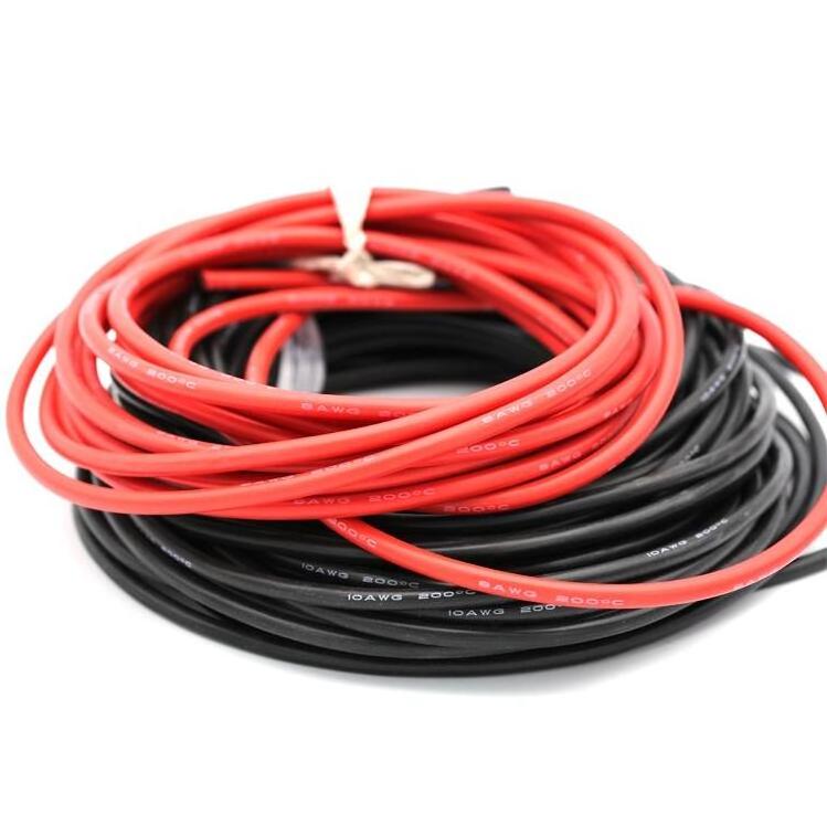 Super Soft High Flexible Silicone Cable Wire gauge 6 8 10 12 14 16 18 20 22 24 AWG ultra flexible heat resistant silicone cable