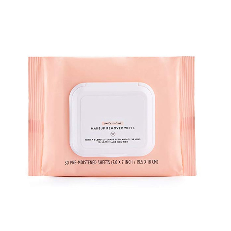 private label cosmetic wipes Makeup Remover Cleansing Face Wipes