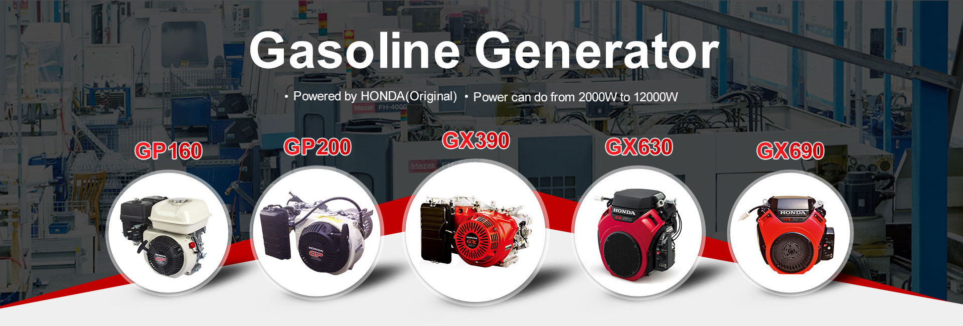 Portable 4 Stroke Gasoline Generator Electrical Start/ATS 3000 5000 6000 7000 8000 Watts Petrol Generators