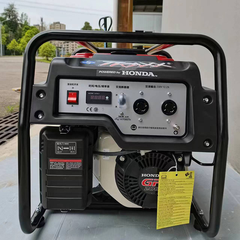 2kw 3kw 5kva petrol / gasoline generator set price single phase electricity generator with gasoline