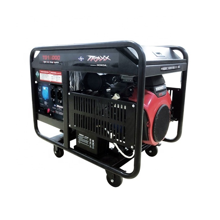 Powered by Honda 10KW 12.5KVA 220V 380V 50HZ generating electricity gasoline generator with great price for sale