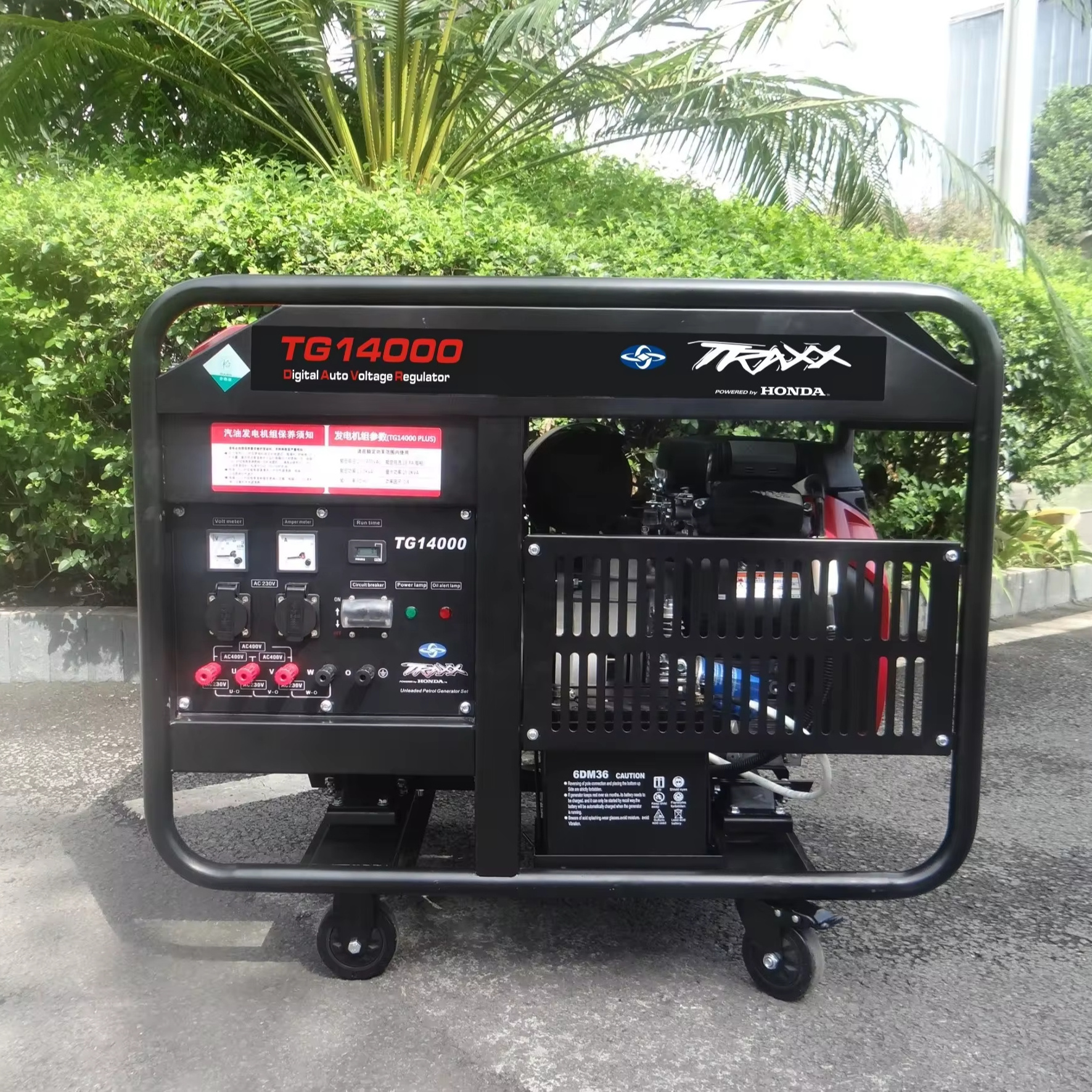 GX690 Engine 688cc Gasoline Electric Generator 11kw 12kw Honda Power Generator Petrol Powered by Honda