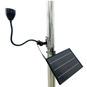 Solar Flagpole Light Solar Powered Outdoor Garden Portable Tent Camping LED Lantern Hanging Solar Flag Pole Light