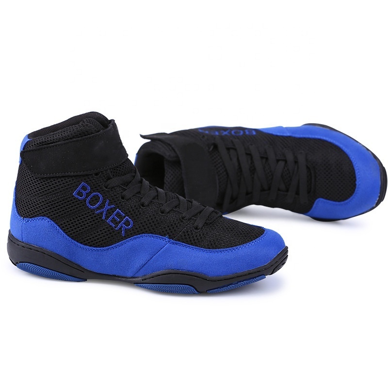 Boxing Wrestling Fighting Weightlift Shoes Male Soft Breathable Wearable Training Boxing Fighting Boots